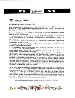   LE BASTION DE NANAIMO, 2007   , page 2