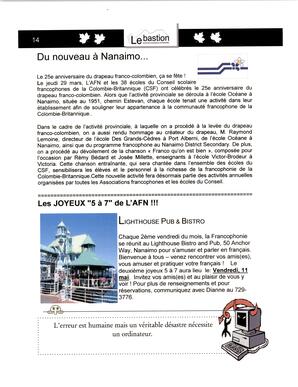   LE BASTION DE NANAIMO, 2007   , page 15