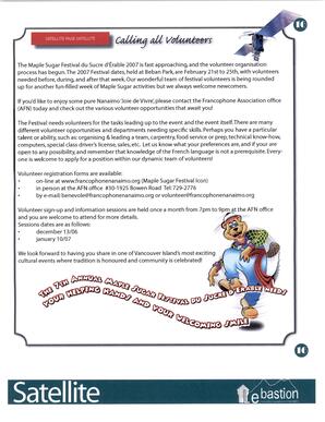   LE BASTION DE NANAIMO, 2006-2007   , page 17
