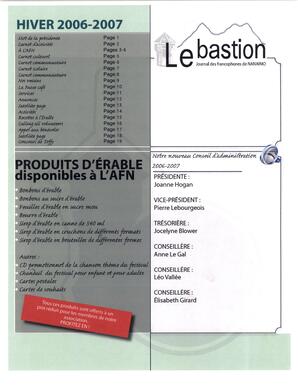   LE BASTION DE NANAIMO, 2006-2007   , page 1