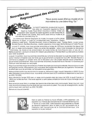   LE BASTION DE NANAIMO, 2005   , page 6