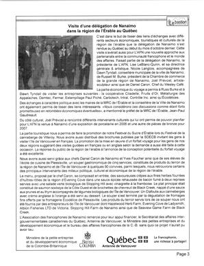   LE BASTION DE NANAIMO, 2005   , page 4