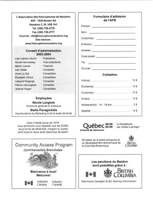   LE BASTION DE NANAIMO, 2005   , page 18