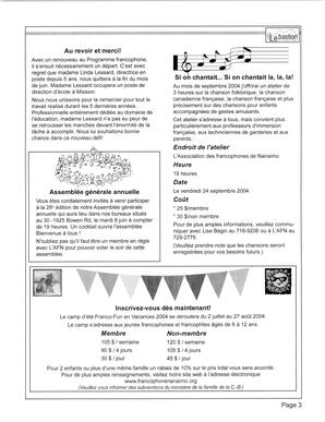   LE BASTION DE NANAIMO, 2004   , page 4