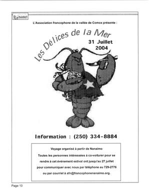  LE BASTION DE NANAIMO, 2004   , page 11
