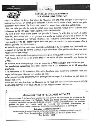   LE BASTION DE NANAIMO, 2002   , page 5