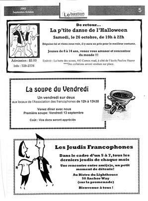   LE BASTION DE NANAIMO, 2002   , page 7