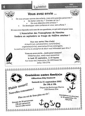   LE BASTION DE NANAIMO, 2002   , page 6