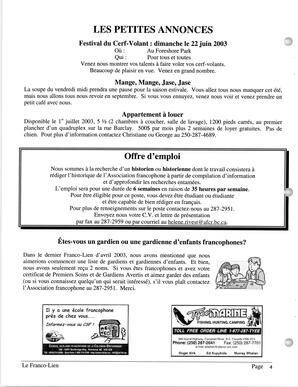   LE FRANCO-LIEN, 2003   , page 6