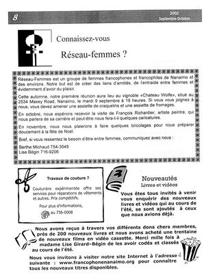   LE BASTION DE NANAIMO, 2002   , page 10