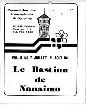   LE BASTION DE NANAIMO, 1984   , page 1