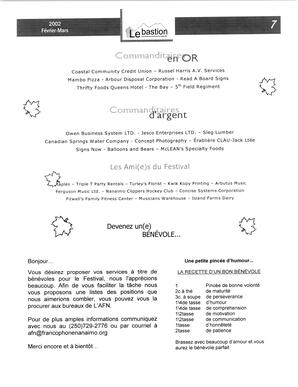   LE BASTION DE NANAIMO, 2002   , page 8