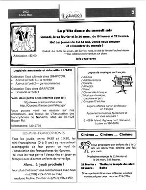   LE BASTION DE NANAIMO, 2002   , page 6