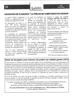   LE BASTION DE NANAIMO, 2002   , page 15