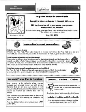  LE BASTION DE NANAIMO, 2001   , page 6