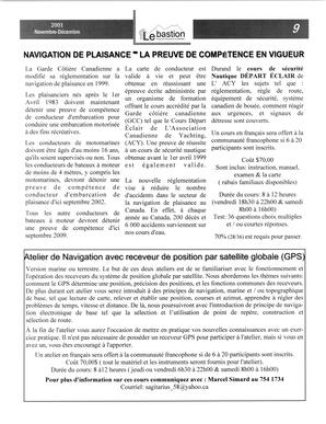   LE BASTION DE NANAIMO, 2001   , page 10