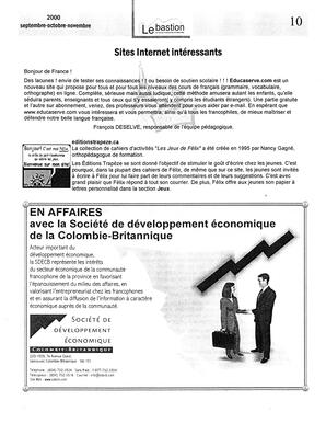   LE BASTION DE NANAIMO, 2000   , page 10