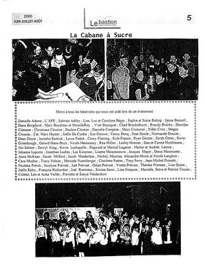   LE BASTION DE NANAIMO, 2000   , page 5