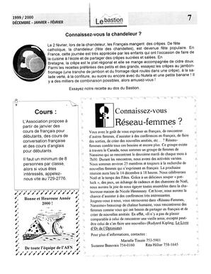   LE BASTION DE NANAIMO, 1999-2000   , page 7