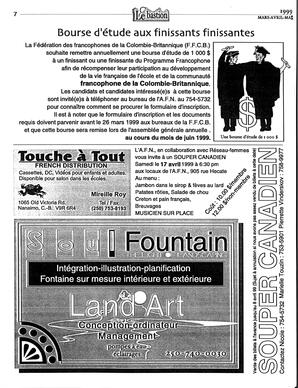   LE BASTION DE NANAIMO, 1999   , page 7
