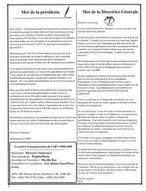   LE BASTION DE NANAIMO, 1998   , page 2