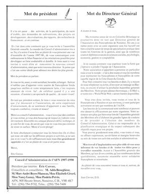  LE BASTION DE NANAIMO, 1998   , page 2