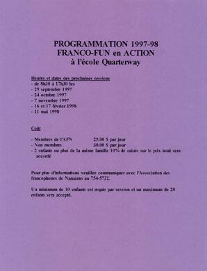   LE BASTION DE NANAIMO, 1997   , page 6