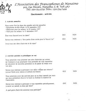   LE BASTION DE NANAIMO, 1997   , page 5