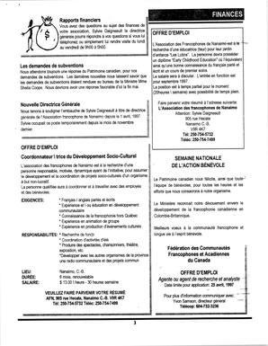   LE BASTION DE NANAIMO, 1997   , page 3