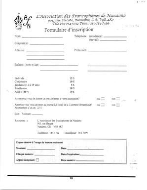   LE BASTION DE NANAIMO, 1997   , page 10