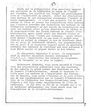   LE BASTION DE NANAIMO, 1984   , page 7