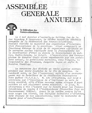   LE BASTION DE NANAIMO, 1984   , page 6