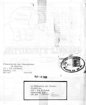  LE BASTION DE NANAIMO, 1984   , page 32