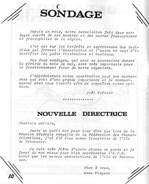   LE BASTION DE NANAIMO, 1984   , page 10
