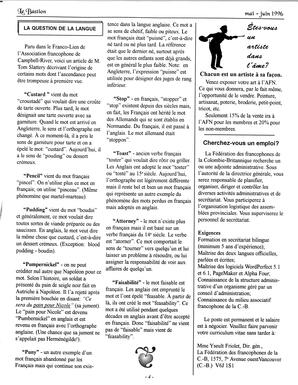   LE BASTION DE NANAIMO, 1996   , page 4