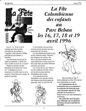   LE BASTION DE NANAIMO, 1996   , page 4