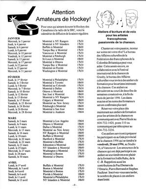   LE BASTION DE NANAIMO, 1996   , page 9