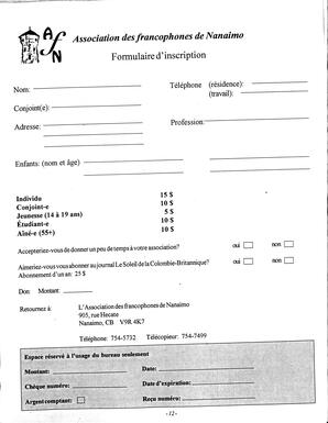   LE BASTION DE NANAIMO, 1996   , page 12