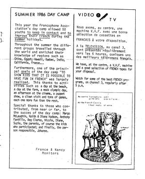   LE FRANCO-LIEN, 1986   , page 7