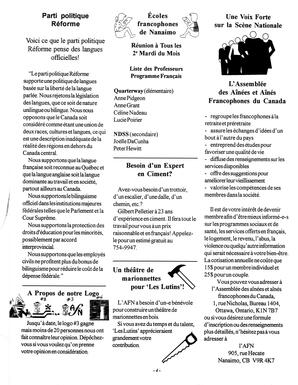   LE BASTION DE NANAIMO, 1995   , page 4