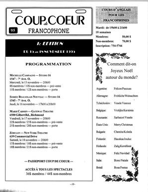   LE BASTION DE NANAIMO, 1995   , page 12