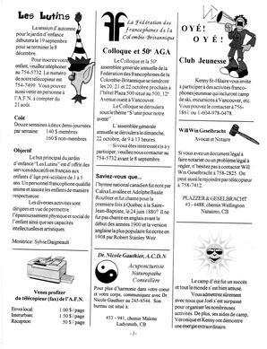   LE BASTION DE NANAIMO, 1995   , page 9