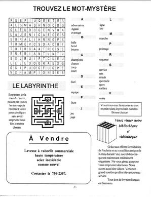   LE BASTION DE NANAIMO, 1995   , page 8