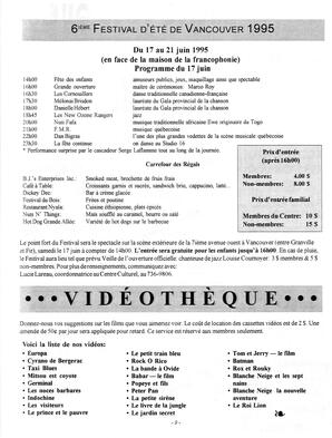   LE BASTION DE NANAIMO, 1995   , page 9