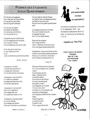   LE BASTION DE NANAIMO, 1995   , page 7
