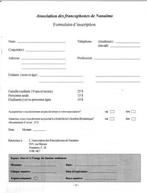   LE BASTION DE NANAIMO, 1995   , page 12