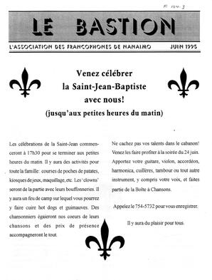   LE BASTION DE NANAIMO, 1995   , page 1