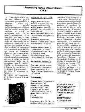   LE BASTION DE NANAIMO, 1995   , page 8
