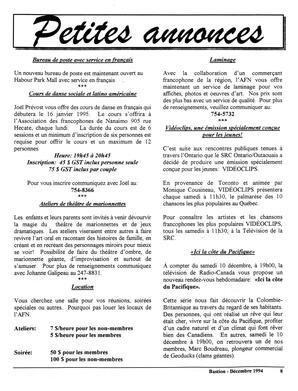   LE BASTION DE NANAIMO, 1994   , page 8