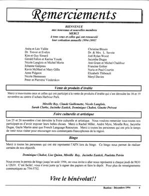  LE BASTION DE NANAIMO, 1994   , page 4